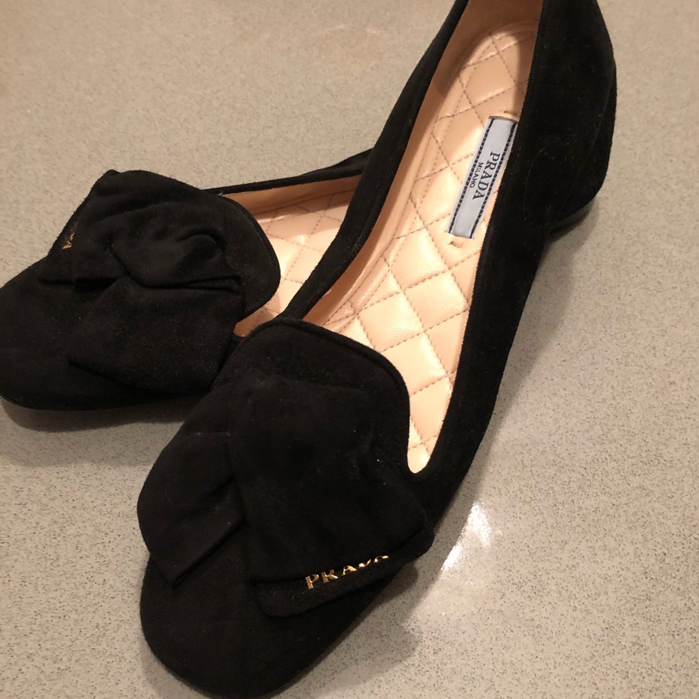 Prada Suede Loafers